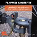CURT - CURT SecureLatch Receiver-Mount Ball & Pintle Hitch (2" Shank, 2-5/16" Ball, 14K) - Image 5