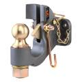 CURT - CURT SecureLatch Ball & Pintle Hitch (2" Ball, 20,000 lbs.) - Image 1
