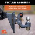CURT - CURT Replacement SecureLatch 2" Pintle Ball (10,000 lbs, 1-1/4" Shank) - Image 4