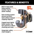 CURT - CURT SecureLatch Pintle Hook (30,000 lbs, 2-1/2" or 3" Lunette) - Image 3
