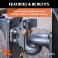 CURT - CURT SecureLatch Pintle Hook (30,000 lbs, 2-1/2" or 3" Lunette) - Image 5