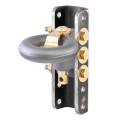 CURT - CURT SecureLatch Lunette Ring & Channel (40,000 lbs, 3" ID, 11-3/4" Channel Height) - Image 1