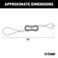 CURT - CURT Replacement Breakaway Switch Lanyard (Packaged) - Image 2