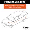 CURT - CURT Powered Converter Wiring Kit (15 Amps) - Image 3