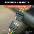 CURT - CURT Custom Wiring Harness, 4-Way Flat Output, Select Kia Sorento, Sportage - Image 4