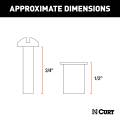 CURT - CURT Custom Wiring Harness Extension Isolator Kit for Aluminum Truck Beds - Image 2