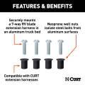CURT - CURT Custom Wiring Harness Extension Isolator Kit for Aluminum Truck Beds - Image 3