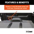 CURT - CURT 7' Custom Wiring Extension Harness (Adds 7-Way RV Blade to Truck Bed, Packaged) - Image 5