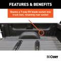 CURT - CURT 10' Custom Wiring Extension Harness (Adds 7-Way RV Blade to Truck Bed, Packaged) - Image 5
