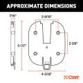 CURT - CURT Tire Linc Auto Trailer TPMS Repeater Bracket - Image 2