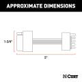 CURT - CURT 4-Way to 5-Way Flat Adapter for Boat Trailer Surge Brakes - Image 2