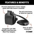 CURT - CURT Protective MultiPro / Multi-Flex Tailgate Sensor with 2" Hitch Cap - Image 3