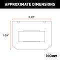 CURT - CURT Connector Mounting Bracket for 5-Way Flat - Image 2