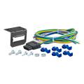 CURT - CURT 5-Way Flat Connector Socket with Hardware (Vehicle Side, Packaged) - Image 1
