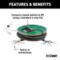 CURT - CURT Custom Towed-Vehicle RV Wiring, Select Buick, Chevrolet, GMC, Oldsmobile SUVs - Image 4