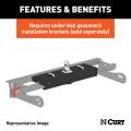 CURT - CURT Double Lock EZr Gooseneck Hitch, 2-5/16" Ball, 30K (Brackets Required) - Image 8