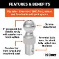 CURT - CURT OEM Puck System 3" Gooseneck Ball, Chevrolet, Ford, GMC, Nissan, Ram (38K) - Image 3
