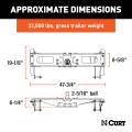 CURT - CURT OEM-Style Gooseneck Hitch, Select Chevrolet Silverado, GMC Sierra 2500, 3500 HD - Image 2