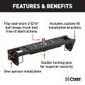 CURT - CURT Double Lock EZr Gooseneck Hitch Kit with Brackets, Select Silverado, Sierra HD - Image 2