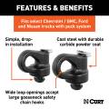 CURT - CURT OEM Puck System Gooseneck Safety Chain Anchors, Chevy, Ford, GMC, Nissan (38K) - Image 3