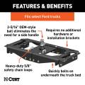 CURT - CURT OEM-Style Gooseneck Hitch, Select Ford F-250, F-350, F-450 Super Duty - Image 3