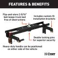 CURT - CURT Double Lock Gooseneck Hitch Kit with Brackets, Select Silverado, Sierra - Image 2