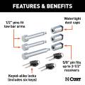 CURT - CURT Rambler Tow Bar Lock Set - Image 3