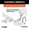 CURT - CURT Replacement 36" x 3/8" Diameter Tow Bar Base Plate Safety Cable (7,500 lbs) - Image 2