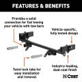 CURT - CURT Custom Tow Bar Base Plate, Select Honda CR-V - Image 3