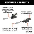 CURT - CURT Custom Tow Bar Base Plate, Select Ford F-150, Expedition, Lincoln Navigator - Image 3