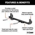 CURT - CURT Custom Tow Bar Base Plate, Select Chevrolet Equinox, GMC Terrain - Image 3