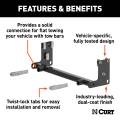 CURT - CURT Custom Tow Bar Base Plate, Select Jeep Wrangler JK - Image 3