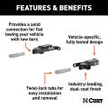 CURT - CURT Custom Tow Bar Base Plate, Select Escalade, Suburban, Tahoe, Yukon, XL - Image 3