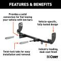 CURT - CURT Custom Tow Bar Base Plate, Select Chevrolet Sonic - Image 3