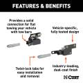 CURT - CURT Custom Tow Bar Base Plate, Select Ford F-150 - Image 3
