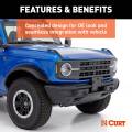 CURT - CURT Tow Bar Base Plate, Select Ford Bronco w/ Modular or Standard D-Ring Bumper - Image 3