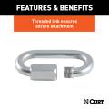 CURT - CURT 7/16" Quick Link (13,200 lbs. Breaking Strength, Packaged) - Image 4