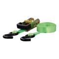 CURT - CURT 16' Lime Green Cargo Strap with S-Hooks (1,100 lbs.) - Image 1