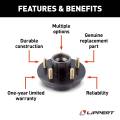 CURT - CURT Lippert Idler Hub for 3,500-lb. Axle - 5 on 4.5", 1/2" Stud - Image 2