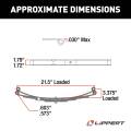 CURT - CURT Replacement Leaf Spring for RV Trailer Suspension System - 21", 1,400 lbs. - Image 2