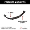 CURT - CURT Replacement Leaf Spring for RV Trailer Suspension System - 21", 1,400 lbs. - Image 3