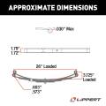 CURT - CURT Replacement Leaf Spring for RV Trailer Suspension System - 26", 2,200 lbs. - Image 2