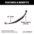 CURT - CURT Replacement Leaf Spring for RV Trailer Suspension System - 26", 2,200 lbs. - Image 3