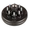 CURT - CURT Lippert 12" Brake Drum Hub for 7,000-lb. Axle - 8 on 6.5", 9/16" Stud - Image 1