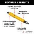 CURT - CURT Lippert Heavy-Duty Replacement Shock - Yellow - Image 3