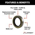 CURT - CURT Lippert Replacement Wheel End Oil Seal - 3.125" ID - Image 2