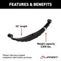 CURT - CURT Replacement Leaf Spring for RV Trailer Suspension System - 26", 3,500 lbs. - Image 3