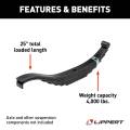 CURT - CURT Lippert Replacement Slipper Leaf Spring for Trailer - 4,000 lbs. 25" Loaded Length - Image 3