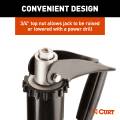 CURT - CURT Lippert Quick Drop Drill-Operated Tongue Jack, 2,000 lbs, 14" Travel - Image 5