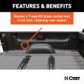 CURT - CURT 7' Custom Wiring Extension Harnesses (Adds 7-Way RV Blade to Truck Bed, 10-Pack) - Image 5